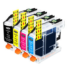 4PK Ink Cartridge for Brother LC203 LC201 MFC-J460DW MFC-J480DW MFC-J485DW Lot picture