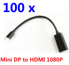 Wholesale Lot 100x Mini DisplayPort Thunderbolt DP to HDMI Adapter for Mac 1080P picture