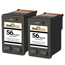 2PK for HP 56 Black Ink OfficeJet 4110 4215 5505 5510 5600 5605 5610 6105 6110 picture