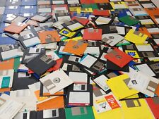 Lot of 35 Random Vintage 3.5 Floppy Discs- Games & Prog w/ some Unused Stickers picture