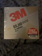 Two Packs 3M High Density DS, HD Formatted IBM 10-Count, 5-1/4