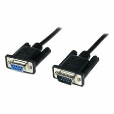 Case of 40 StarTech 2m Black DB9 RS232 Serial Null Modem Cable F/M SCNM9FM2MBK picture