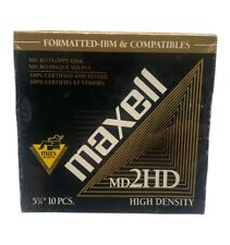 10 Maxell MD 2HD 5 1/4