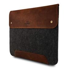 MegaGear Genuine Leather and Fleece MacBook Bag Laptop 13-14 inches, Brown  picture