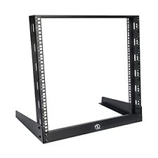 12U Desktop Rack for Audio & Network Devices 19 Inch 2 Post Open Frame Shelf ... picture