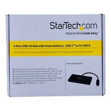 Startech 4-Port USB 3.0 Hub with Power Delivery- USB-C to 4x USB-A, HB30C4AFPD picture