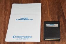1980s Commodore 64 SUPER EXPANDER Cartridge & user guide manual vintage software picture