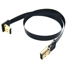 40cm 4K HDMI Flex Cable 90 Degree to Straight Male Video Connector Flat Wire picture