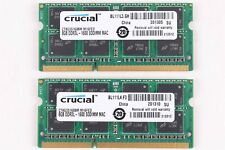 Apple Compatible Ram Crucial 16GB (2x8GB) DDR3-1600 PC3-12800L soDimm Memory picture