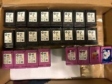 Lot of  HP 62 Black (16)1& Tri-Color(4) EMPTY Virgin Ink Cartridges Used  picture