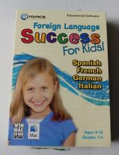 Foreign Language Success for Kids Ages 6-12 (CD, 2008) Win/Mac  picture