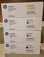 Set of 4 New Genuine Sealed HP LaserJet CF410XC, CF411XC, CF412XC, CF413XC Toner picture