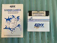 Epyx Summer Games II + Manual for Commodore 64 / 64C / 128D / 128 picture