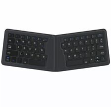 iClever Ultra Slim Mini Bluetooth Wireless Keyboard Folding Rechargeable IC-BK06 picture