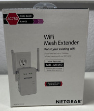 NETGEAR - AC750 Dual-Band Wi-Fi Range Extender - White (EX6100-100NAS) New picture