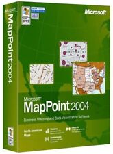 Microsoft MapPoint 2004 w/ North American Maps Full Version with License picture