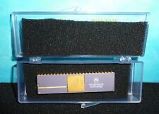 Motorola MC68008LC8 Purple Ceramic/Gold DIP Collectible Microprocessor- picture