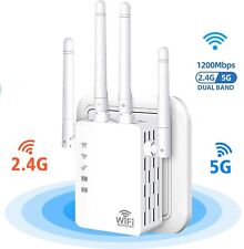 1200Mbps WiFi Range Extender Repeater Wireless Amplifier Router Signal Booster A picture