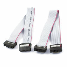 2pcs 2.54mm Pitch Female 14Pin IDC Flat Ribbon Motherboard Cable 20cm picture