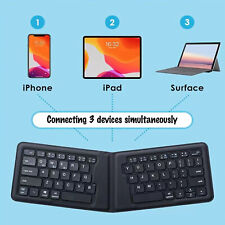 V-shaped Foldable Wireless Bluetooth Keyboard Ergonomic Portable Keypad Office picture