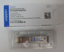AddOn Meraki now Cisco MA-SFP-1GB-TX Compatible 1000Base-TX SFP Transceiver NEW picture