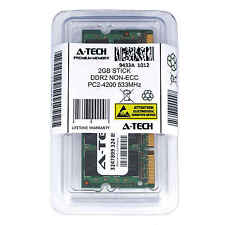 2GB STICK SODIMM DDR2 NON-ECC PC2-4200 533MHz 533 MHz DDR-2 DDR 2 2G Ram Memory picture