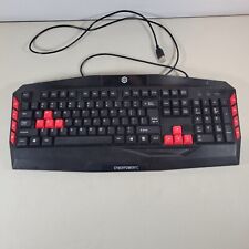 Cyber Power PC Keyboard Multimedia Gaming USB 2.0 QWERTY Tactile Membrane picture