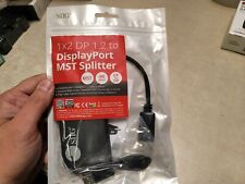 SIIG 1x2 DisplayPort [DP] 1.2 to 4KDisplayPort Multi-Monitor Splitter & Adapter picture
