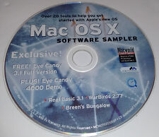 Vintage Mac OS X Software Sampler 2001 - Real Basic, WarBirds, Breen's Bungalow picture