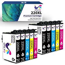 10 Pack 220XL Ink For Epson XP-320 XP-420 XP-424 WF2630 WF2650 WF2660 WF2750 picture