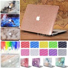 Glitter Bling Silk Leather Marble Matte Case for MacBook Air Pro 11