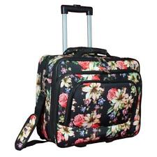 World Traveler WT2013-203 17 in. Rolling Laptop Case  Rose Lily picture