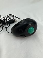 Vintage Small Portable Micro Trackball Wired USB FDM-G51 Handheld Finger Mouse picture