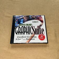 Vintage - America Online's Graphic Suite for Windows 95 - NEW Sealed  picture