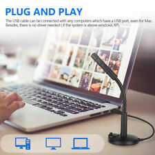 Stand Alone USB wired Microphone Mic for DELL HP Asus Desktop Laptop Gaming PC picture