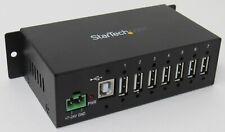 NEW StarTech.com 7 Port USB 2.0 Hub (USB-A) Metal Industrial Mountable ESD/Surge picture