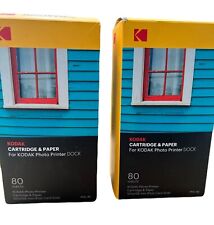 Kodak Cartridge & Paper For Kodak Photo Printer Dock PHC-80 Lot/Set picture