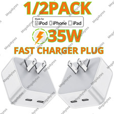 35W Dual Port Fast Charger Plug USB-C Wall Adapter For iPhone 14 13 12 11 XR 8 7 picture