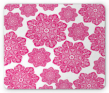 Ambesonne Pink Motif Mousepad Rectangle Non-Slip Rubber picture
