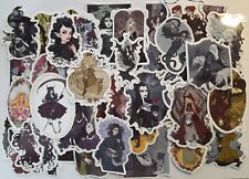 Dark Beauties 50pcs Vintage Stickers For Stationery Craft Supplies Scrapbooking  picture