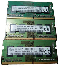 Lot of 3 x 4GB = 12GB SK hynix PC4 DDR4 Laptop Memory RAM picture