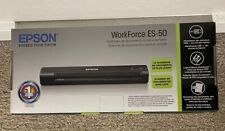 Epson ES-50 WorkForce Portable Document Scanner - Black Brand New picture