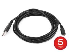 Monoprice USB Type-A to Micro Type-B 2.0 Cable - Black - 10ft (5-Pack) 28/28AWG picture