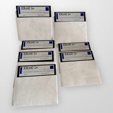 borland turbo c++ floppy set from 1987 Vintage Computer Software Disk Disc picture