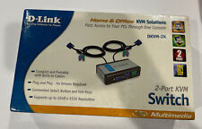 D-Link DKVM (DKVM-2K) 2-Ports KVM Switch Brand New Sealed picture