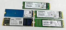 LOT OF 5- MIX LOT 256GB M.2 SATA SSD Solid State Drives MIXED BRANDS /TESTED picture