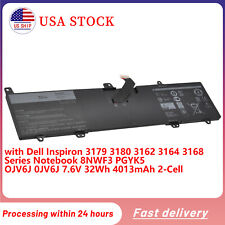 NEW 0JV6J Battery For Dell Inspiron 11 3162 3168 3169 3180 3185 3179 8NWF3 32Wh picture