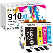 4PCS 910XL Ink Cartridges for HP 910 OfficeJet Pro 8010 8020 8021 8022 8028 8035 picture