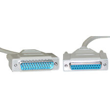 3ft Serial Extension Cable, DB25 Male to DB25 Female, RS-232, 1:1     10D3-01203 picture