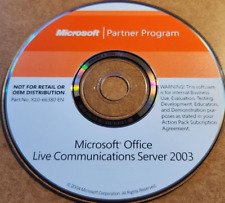 Microsoft Office Live Communications Server 2003 w/ Product Key CD 2004 picture